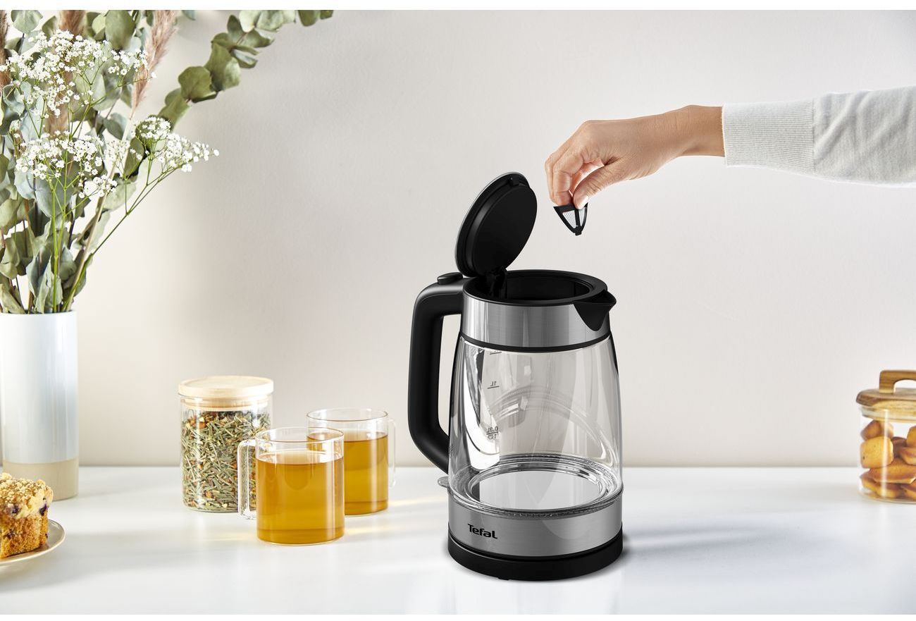 TEFAL tējkanna Double Layer, 1.7 L,caurspīdīga KI700830