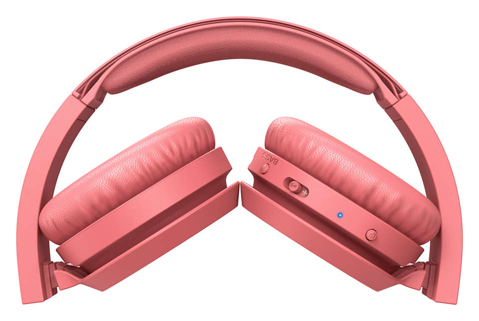 PHILIPS austiņas On-Ear ar Bluetooth, sarkanas TAH4205RD/00