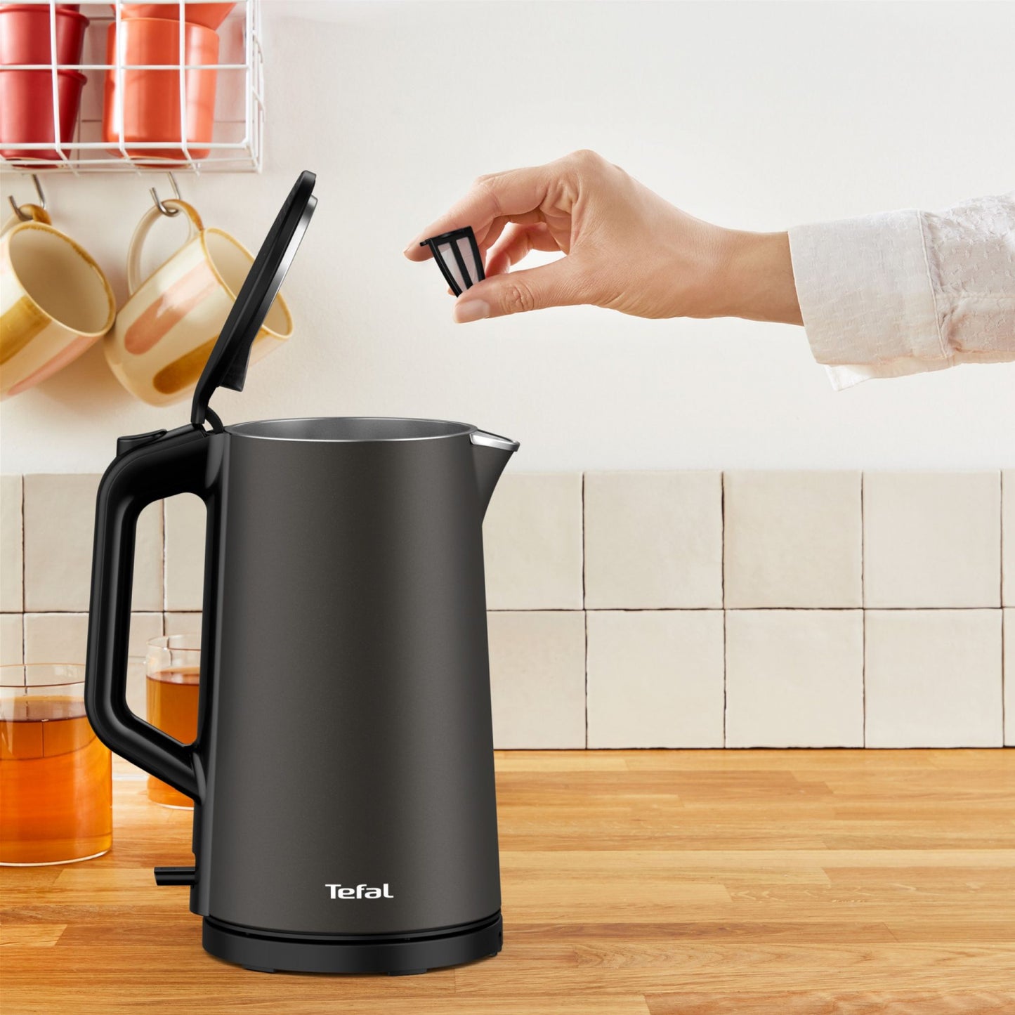 TEFAL tējkanna Double Layer, 1.5 L,pelēka KI583E