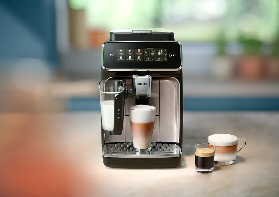 PHILIPS 3300 sērijas Super-automatic Espresso kafijas automāts, balts EP3343/70