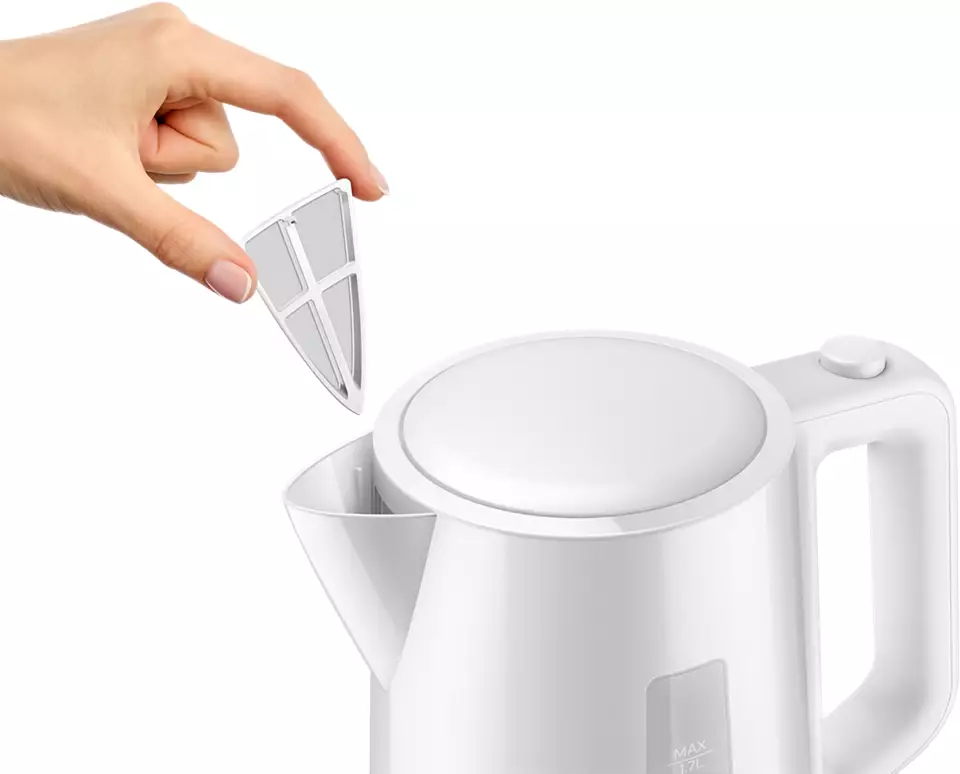 PHILIPS tējkanna 1.7 l, balta HD9318/00