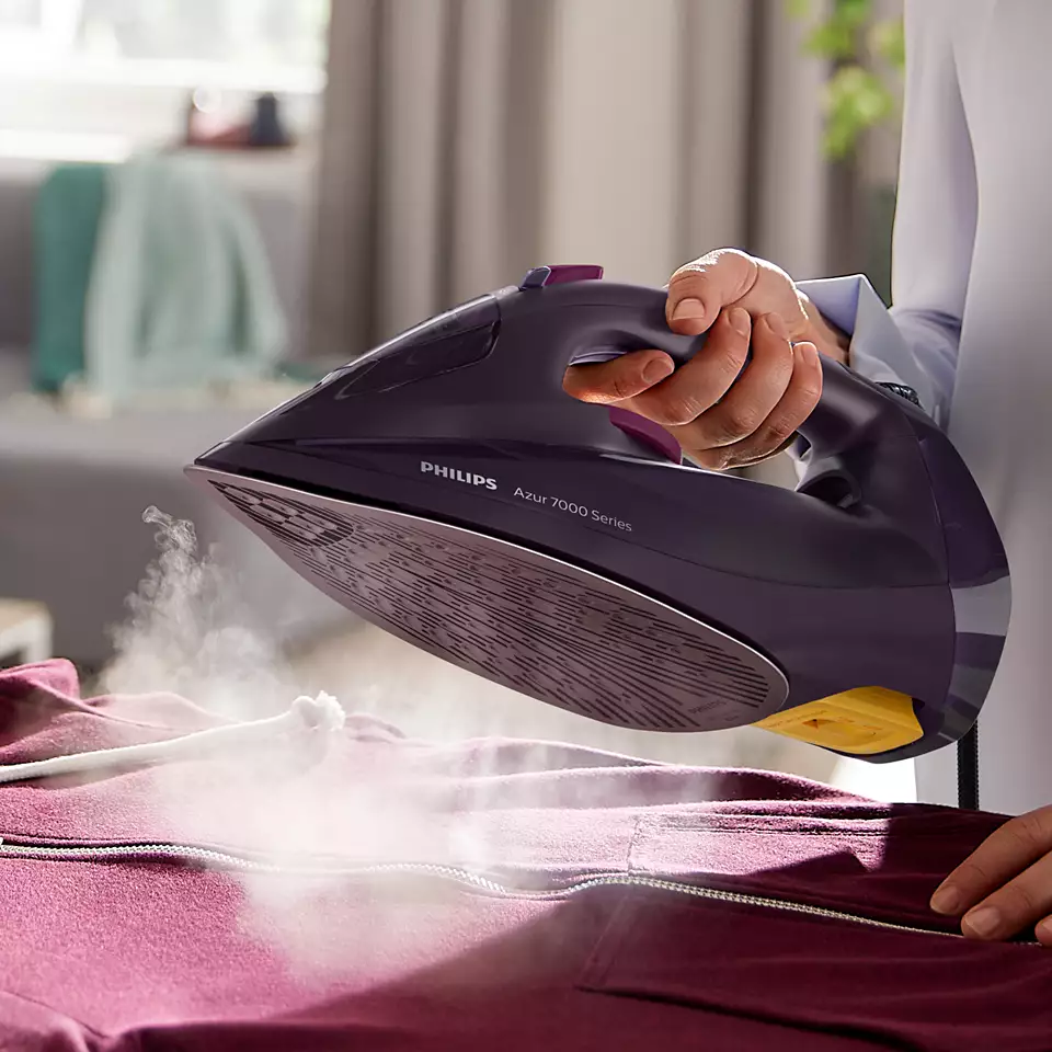 PHILIPS 7000 sērijas Tvaika gludeklis, tumši violets DST7061/30