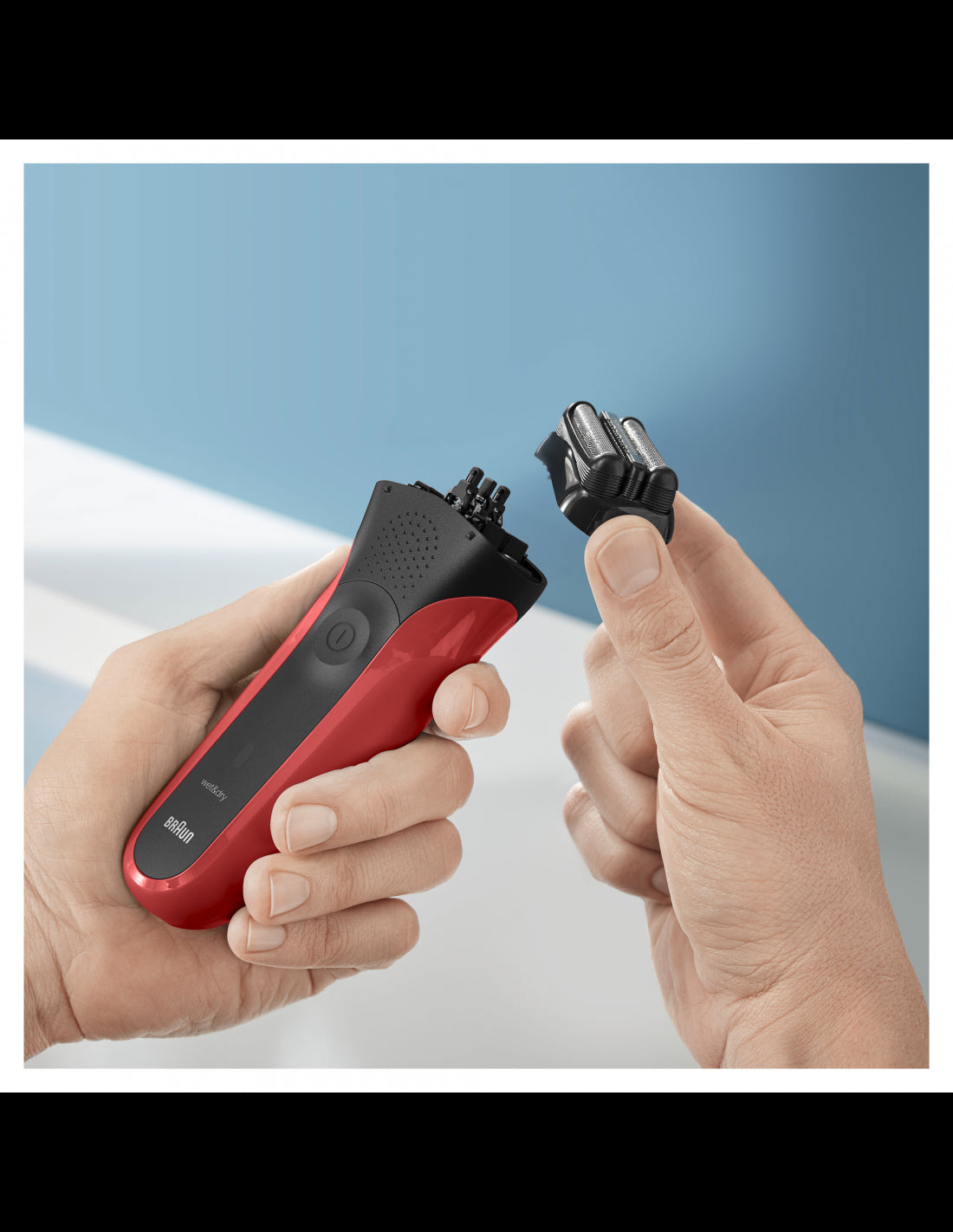 BRAUN el.skuveklis, sarkans 300S red