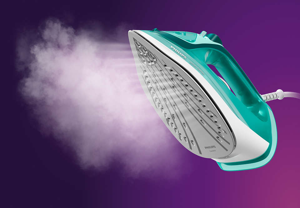 PHILIPS 3000 sērijas Tvaika gludeklis, 2400W, zaļš DST3030/70