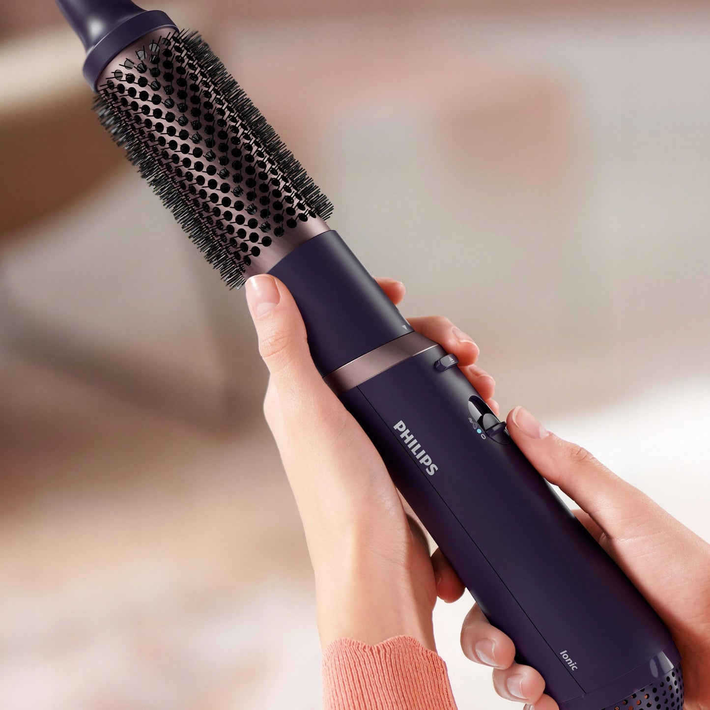 PHILIPS Air Styler Essential matu veidotājs, 800W, violets BHA313/00