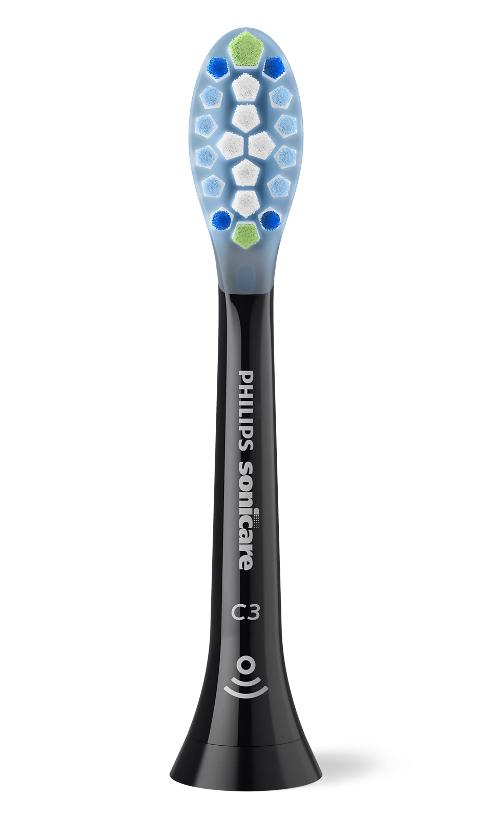 Sonicare C3 Premium Plaque Defence zobu birstes uzgalis (2gab) melns HX9042/88