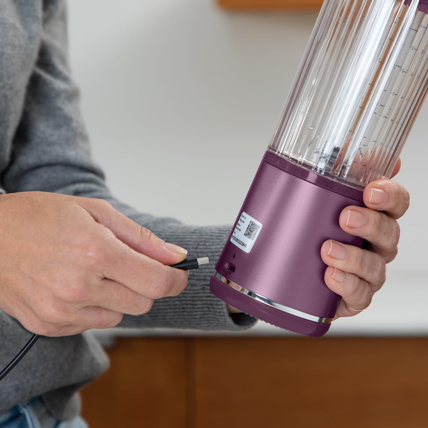 Ninja pārnēsājams bezvadu kokteiļu blenderis, 0.5l, violets BC151EUPR