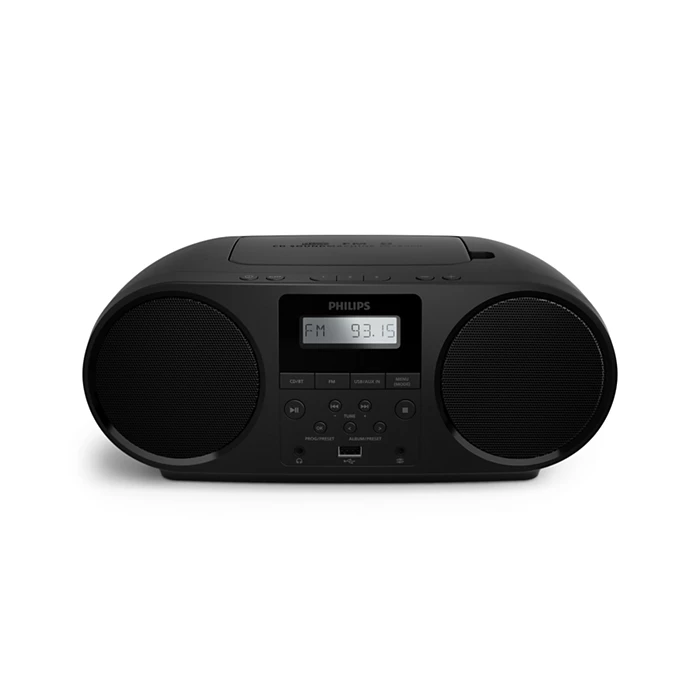 PHILIPS CD Soundmachine magnetola, melna TAZ5000/10