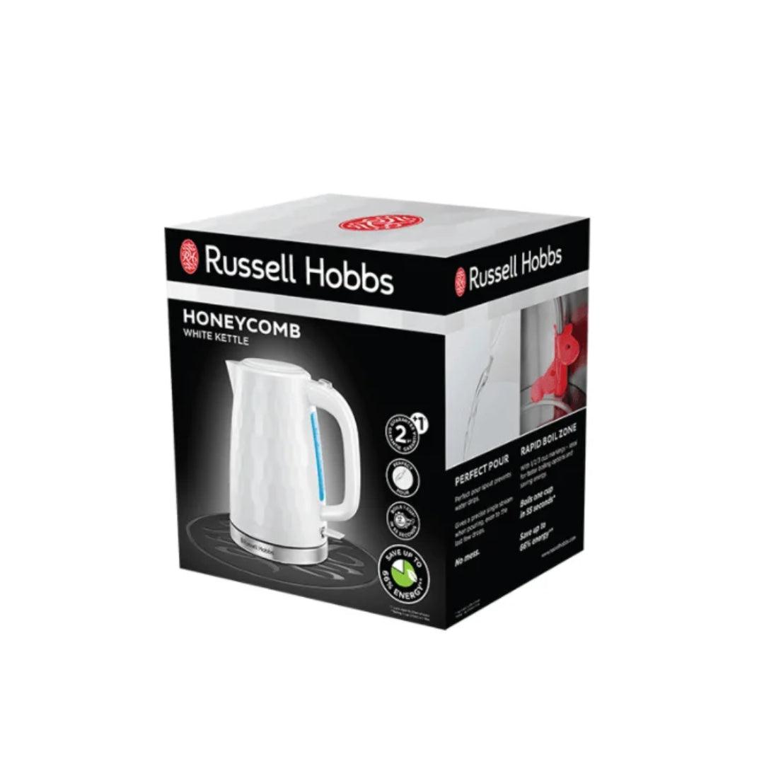 Tējkanna RUSSELL HOBBS 26050-70 Honeycomb White 26050-70 - DomoTehnika