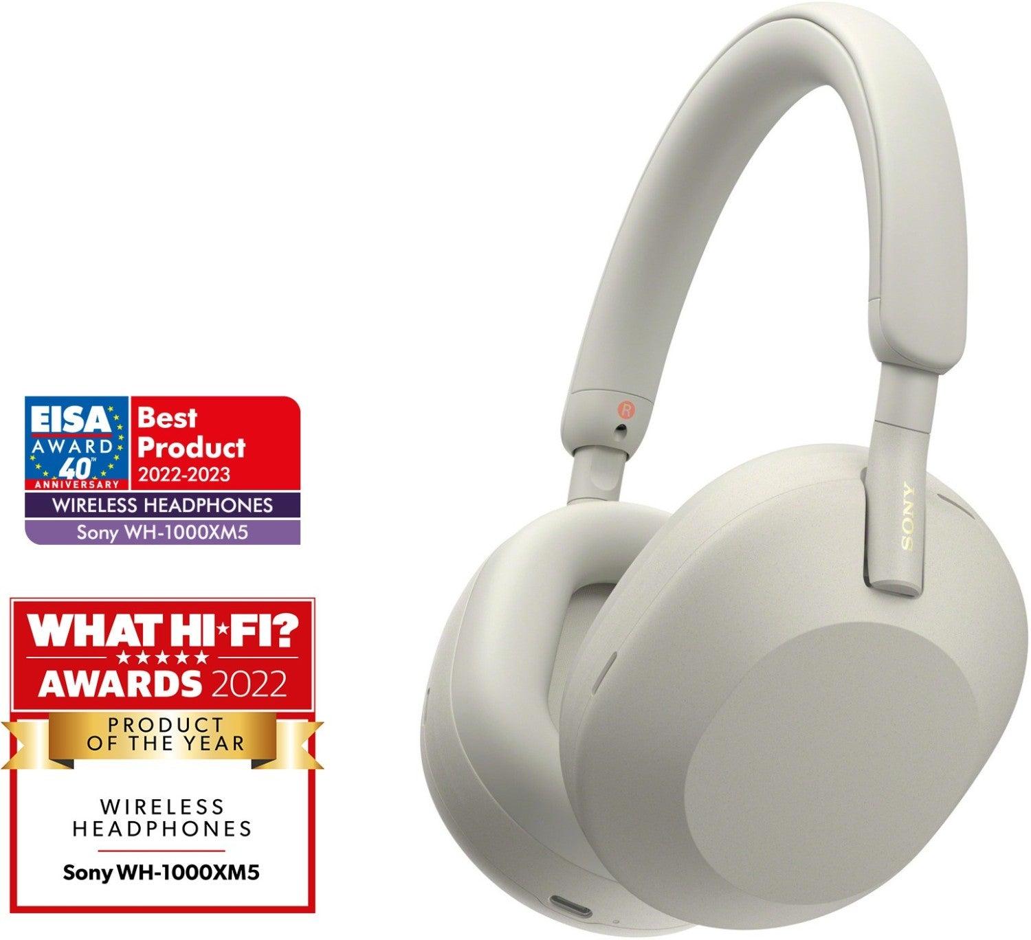 Bezvadu austiņas SONY WH-1000XM5/S - DomoTehnika