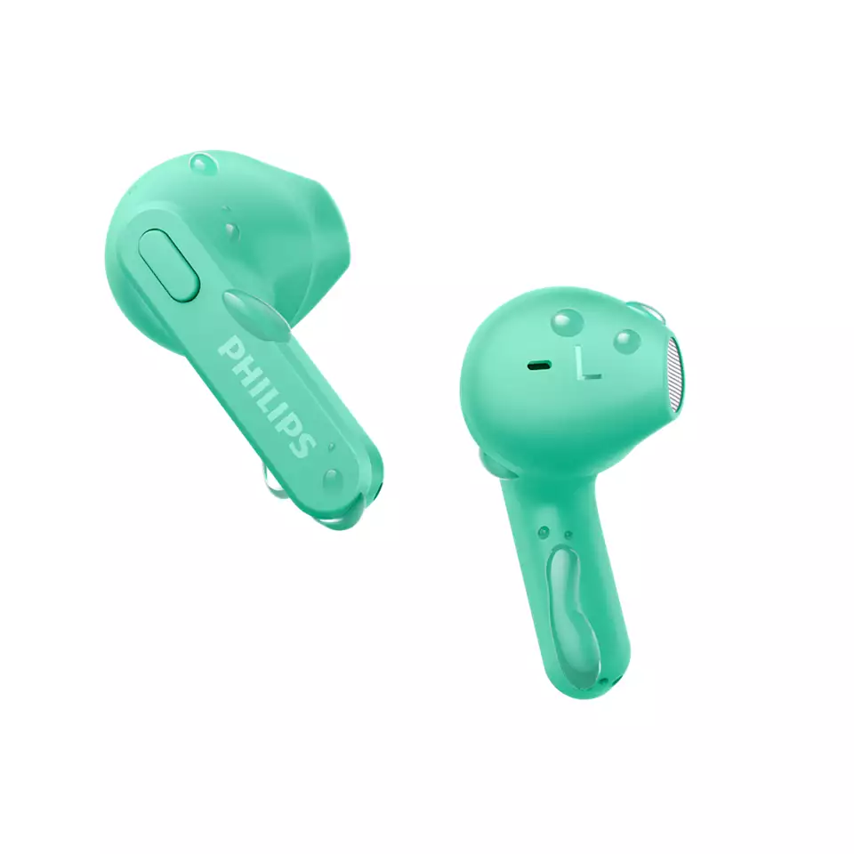 PHILIPS in-ear true bezvadu austiņas ar portatīvo uzlādes ietvaru, zaļas TAT2236GR/00