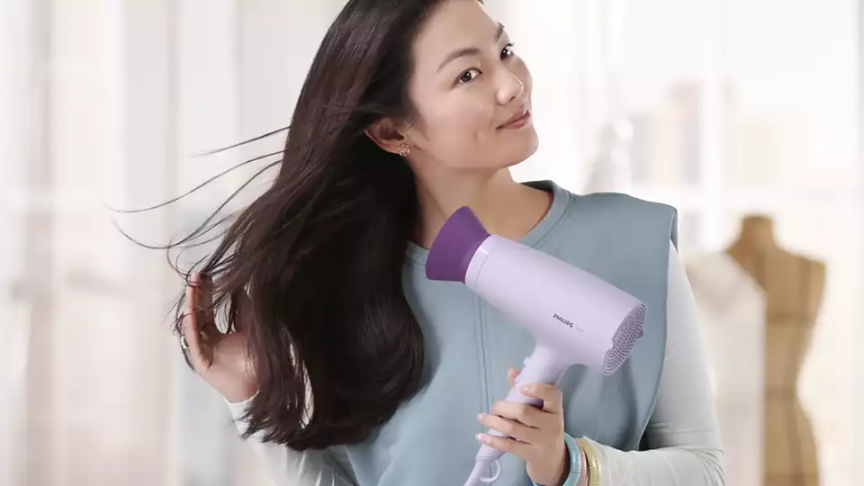 PHILIPS matu fēns, 2100 W, gaiši violets BHD341/10