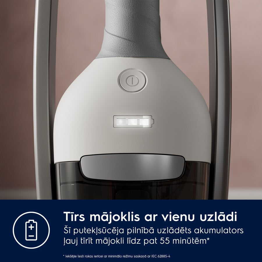 Electrolux 600.sērijas 2in1 bezvadu putekļusūcējs bez maisiņa, balts ES62HB25UV