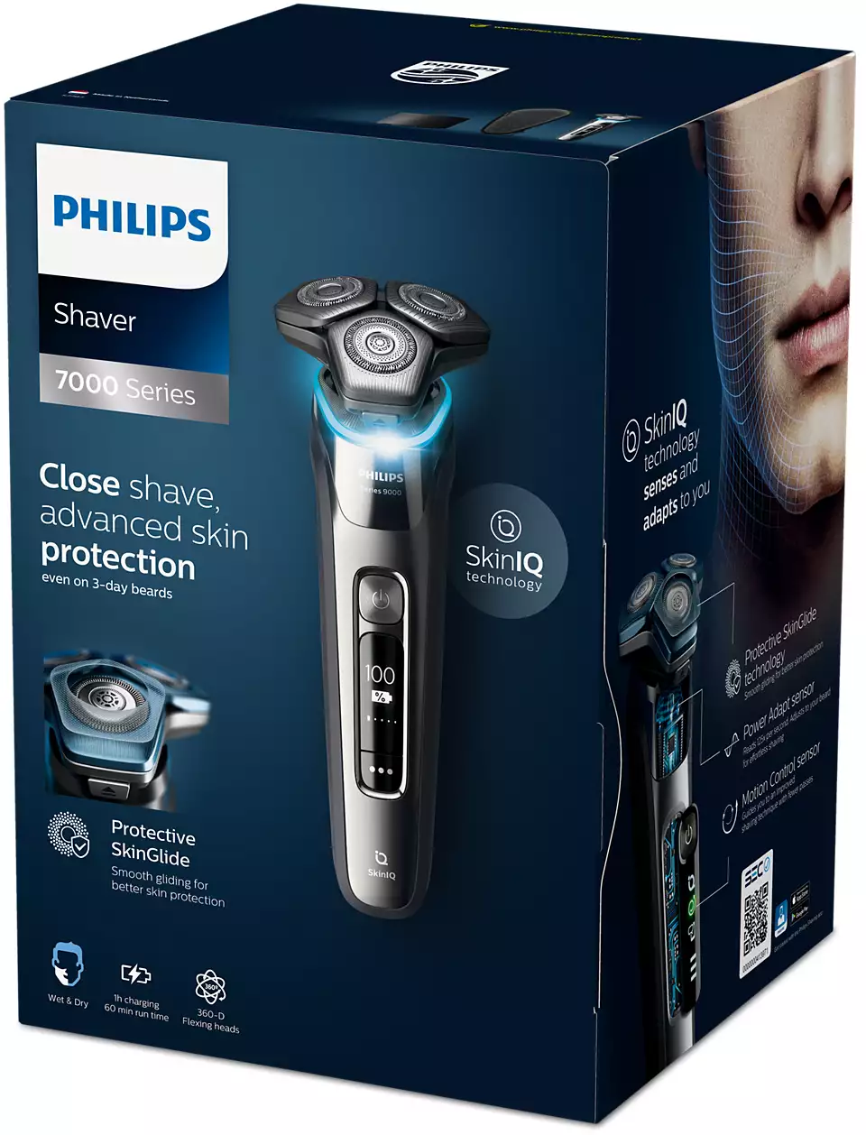 PHILIPS Shaver Prestige series 9000 Elektriskais skuveklis mitrai un sausai skūšanai SP9883/36