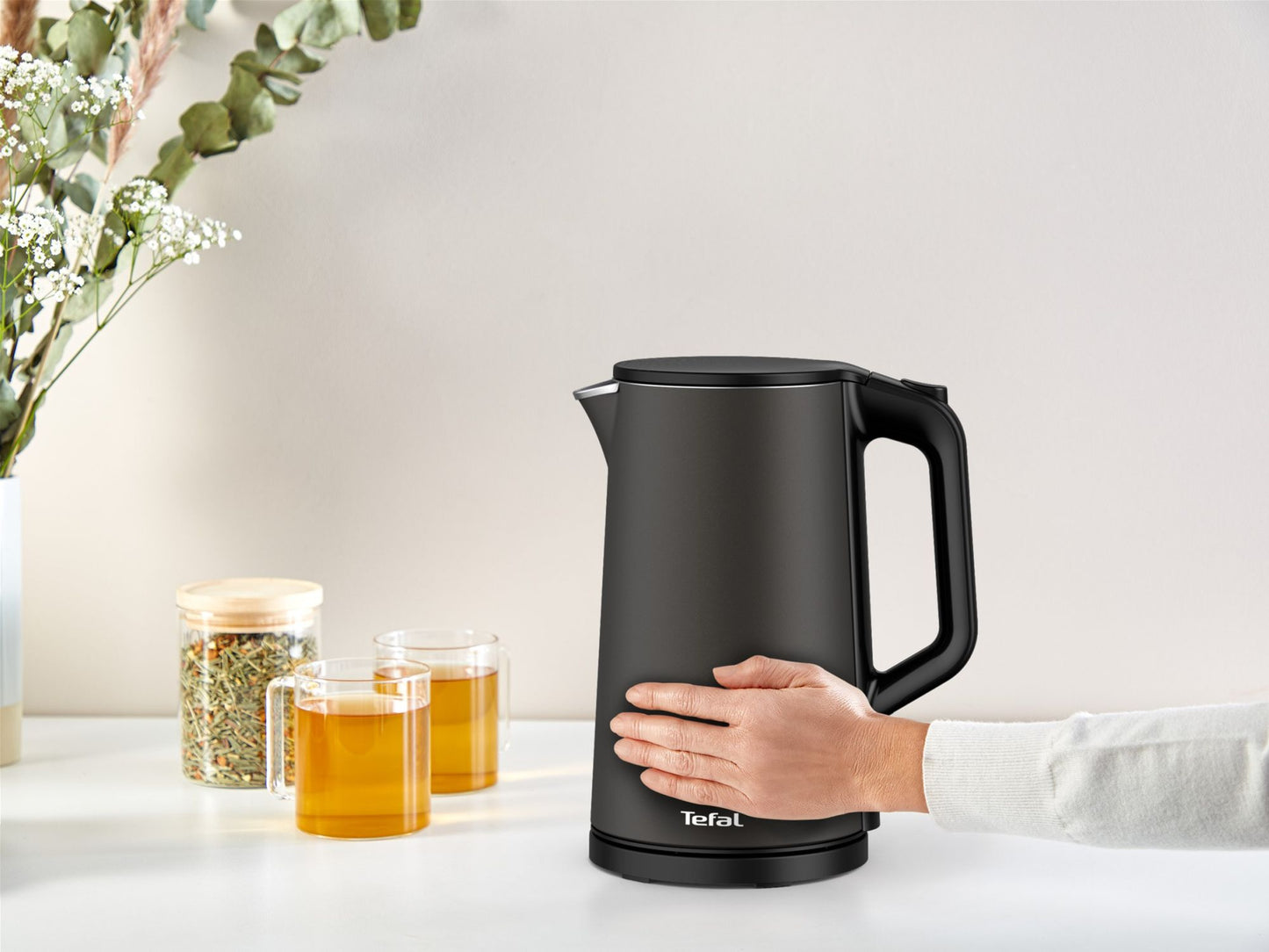 TEFAL tējkanna Double Layer, 1.5 L,pelēka KI583E