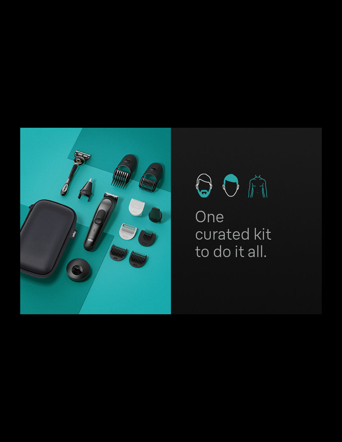 BRAUN trimmeru komplekts "Viss vienā", 12in1 MGK 7460