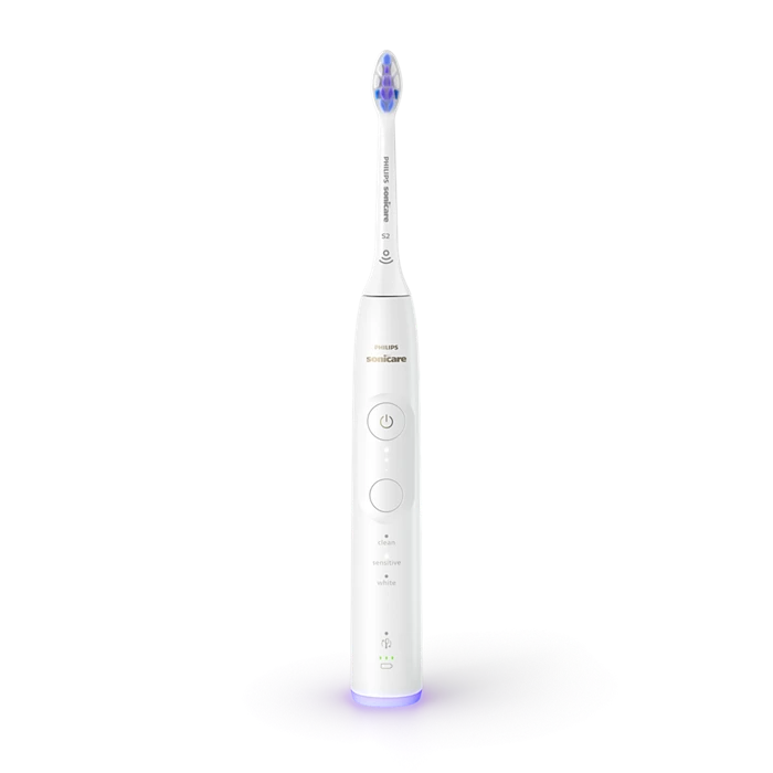 PHILIPS 6500 Sonic elektriskā zobu birste, balta HX7410/02
