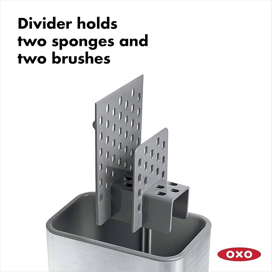 Virtuves piederumu organizators OXO Stainless Steel Sinkware Caddy 13192100 - DomoTehnika