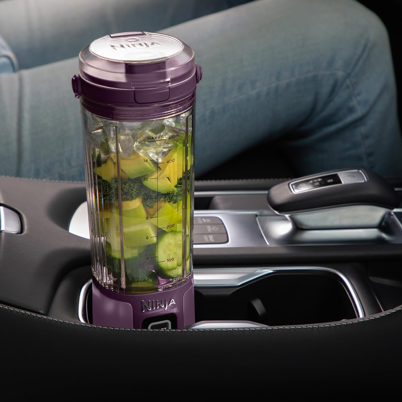 Ninja pārnēsājams bezvadu kokteiļu blenderis, 0.5l, violets BC151EUPR