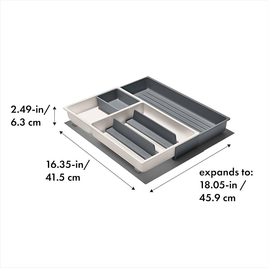 Virtuves piederumu organizators OXO Large Expandable Kitchen Tool Drawer Organizer 13322100 - DomoTehnika