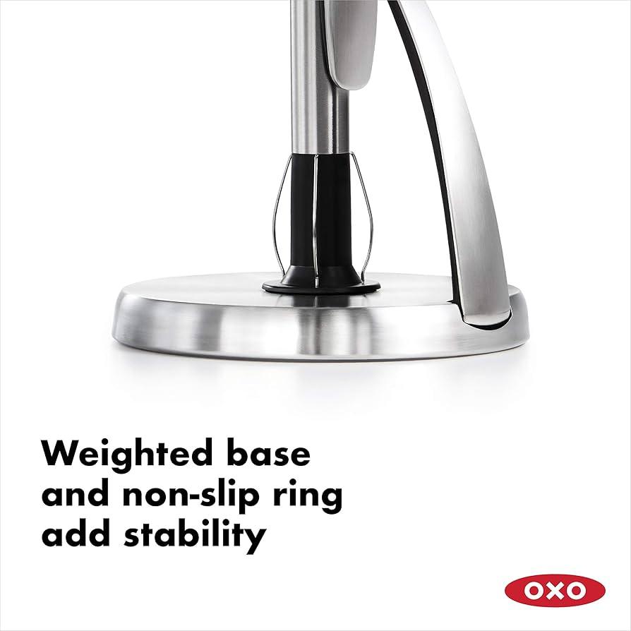 Papīra dvieļu turētājs OXO SimplyTear Paper Towel Holder 13321800 - DomoTehnika