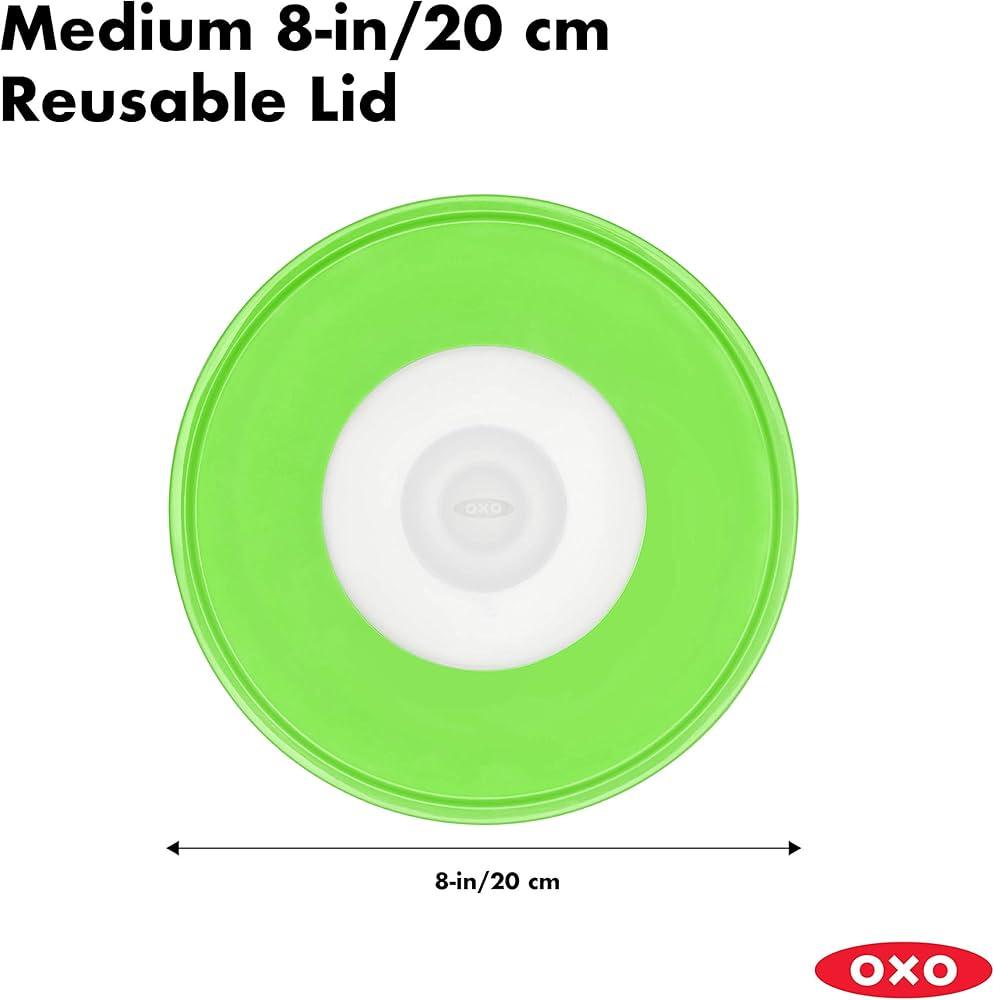 Vāks OXO 20cm Reusable Silicone Lid - Medium 11242400 - DomoTehnika