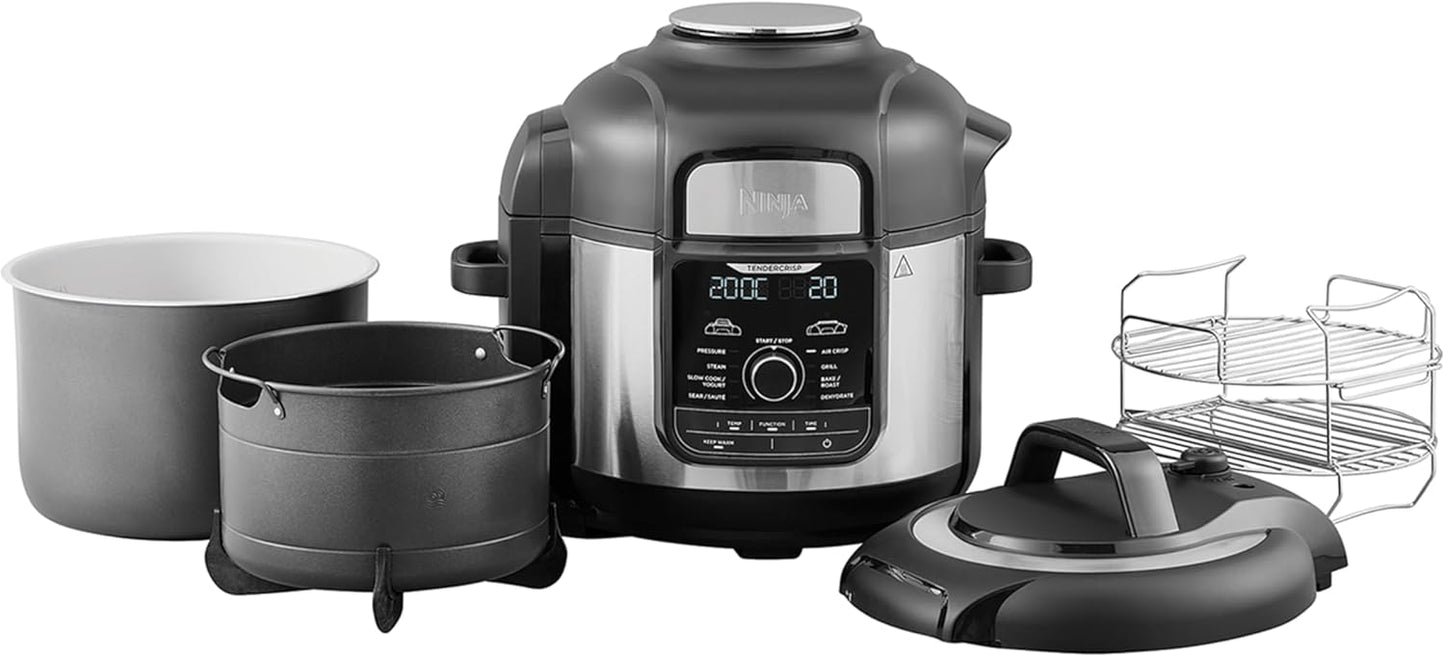 Ninja multivārāmais katls Foodi Max, 7.5l, 1760 W, melna sudraba OP500EU