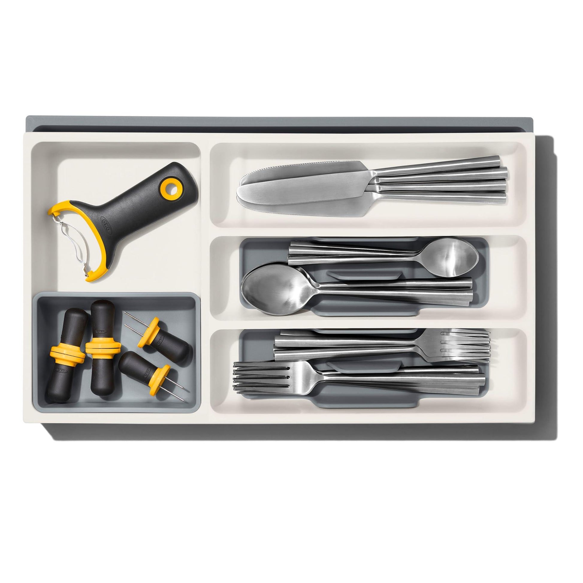 Virtuves piederumu organizators OXO Expandable Utensil Drawer Organizer 13321900 - DomoTehnika