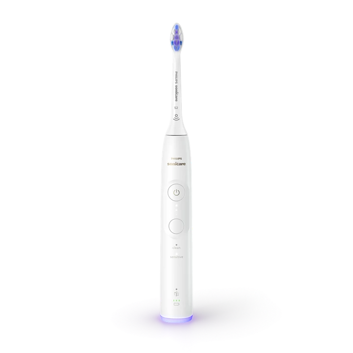 PHILIPS 6100 Sonic elektriskā zobu birste, balta HX7400/01