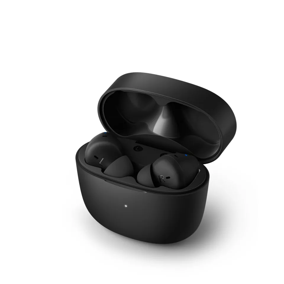 PHILIPS in-ear true bezvadu austiņas ar portatīvo uzlādes ietvaru, melnas TAT2206BK/00