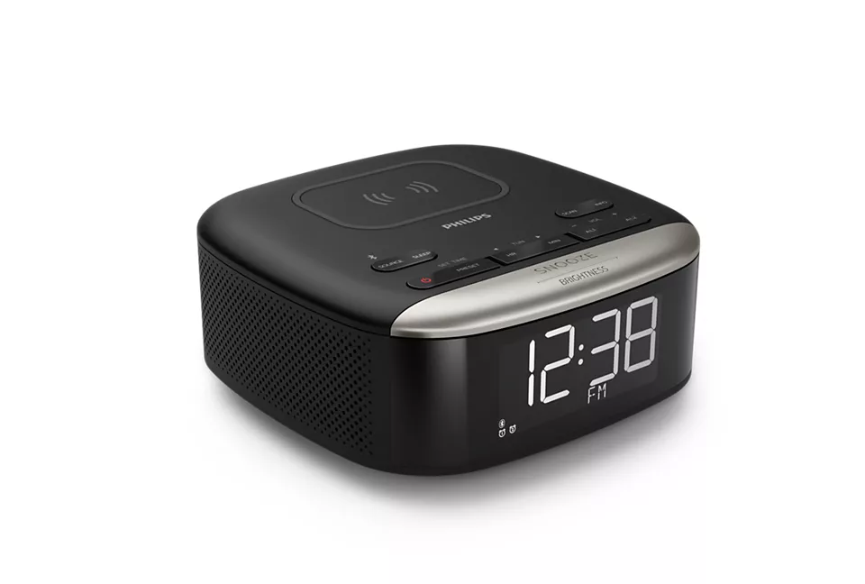 PHILIPS Radio pulkstenis, melns TAR7606/10