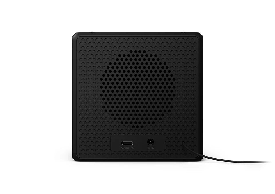 PHILIPS radio pulkstenis ar USB, melns TAR4500/10