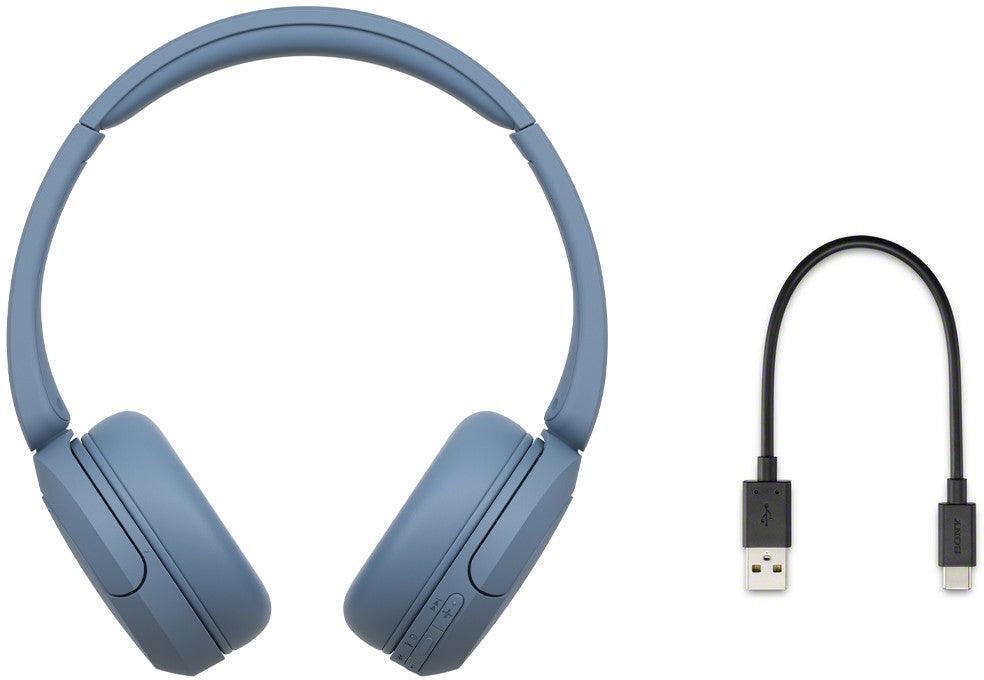 Bezvadu austiņas SONY WH-CH520/L - DomoTehnika