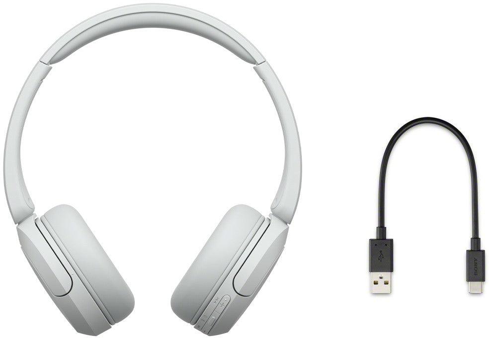 Bezvadu austiņas SONY WH-CH520/W - DomoTehnika