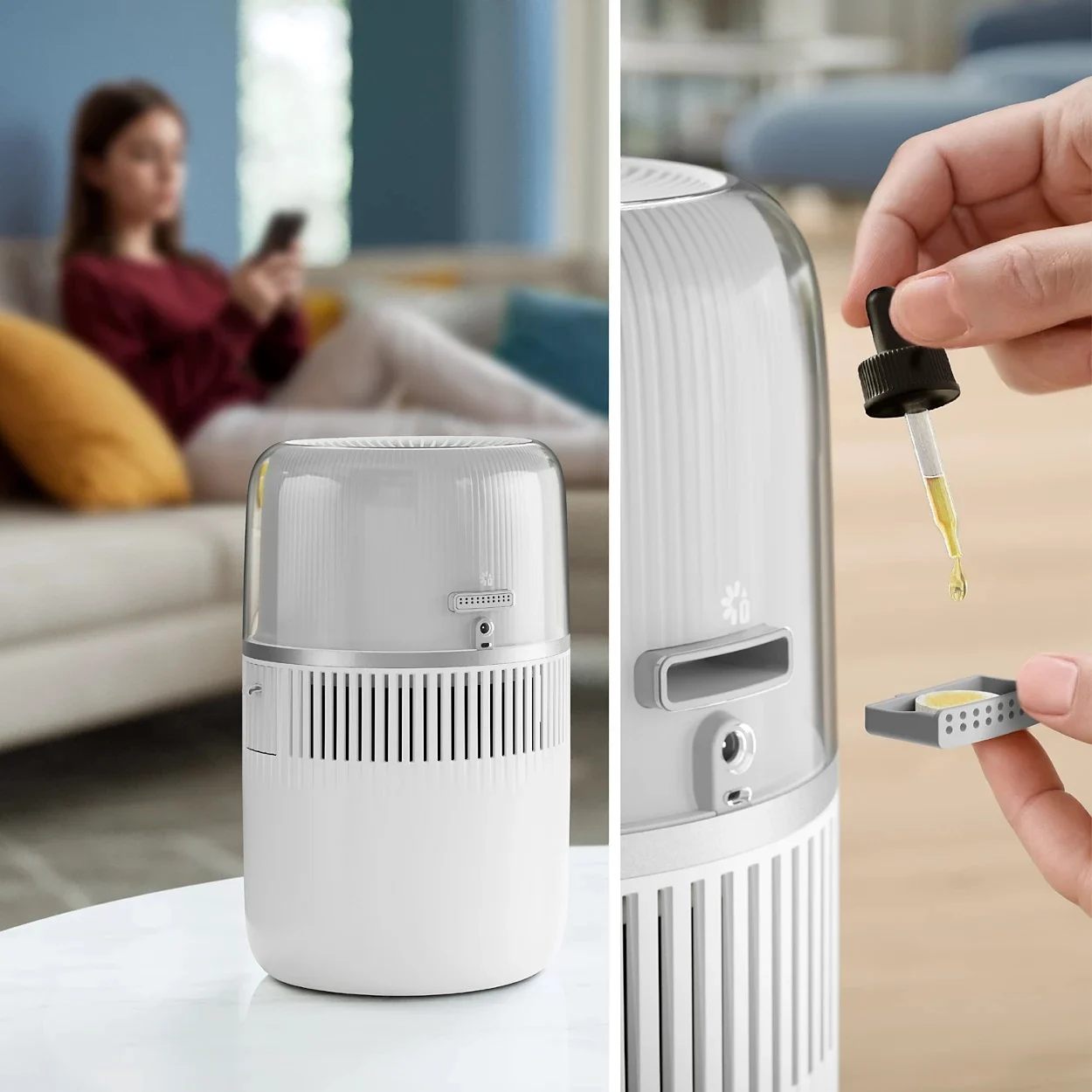 PHILIPS 5000 sērijas gaisa mitrinātājs, balts HU5710/00