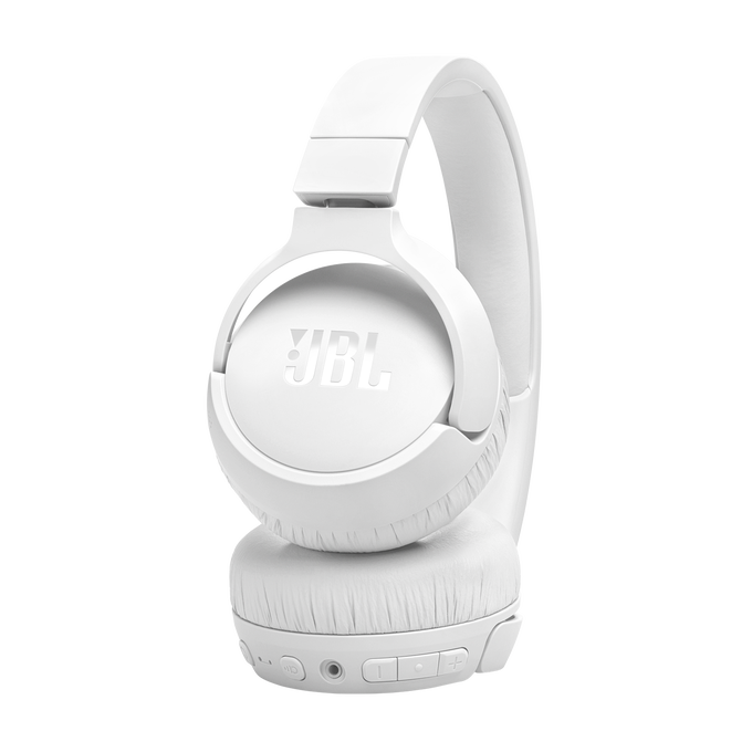 JBL on-ear bezvadu austiņas ar trokšņu slāpēšanu, baltas JBLT670NCWHT