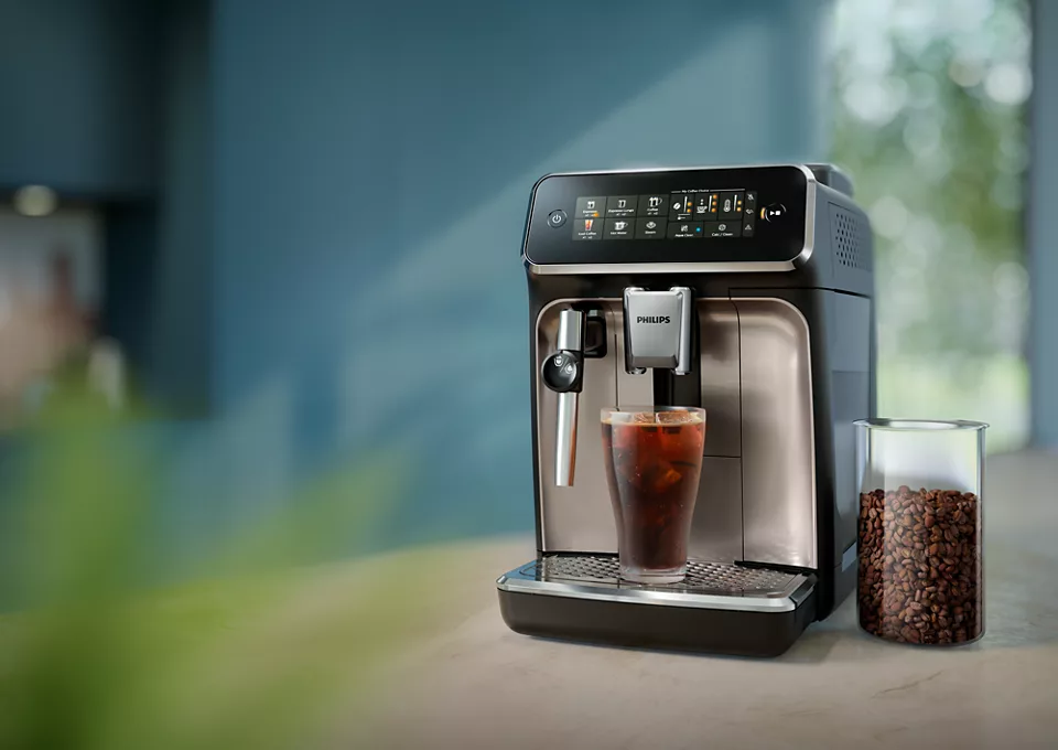 PHILIPS 3300 sērijas Super-automatic Espresso kafijas automāts, balts EP3343/70