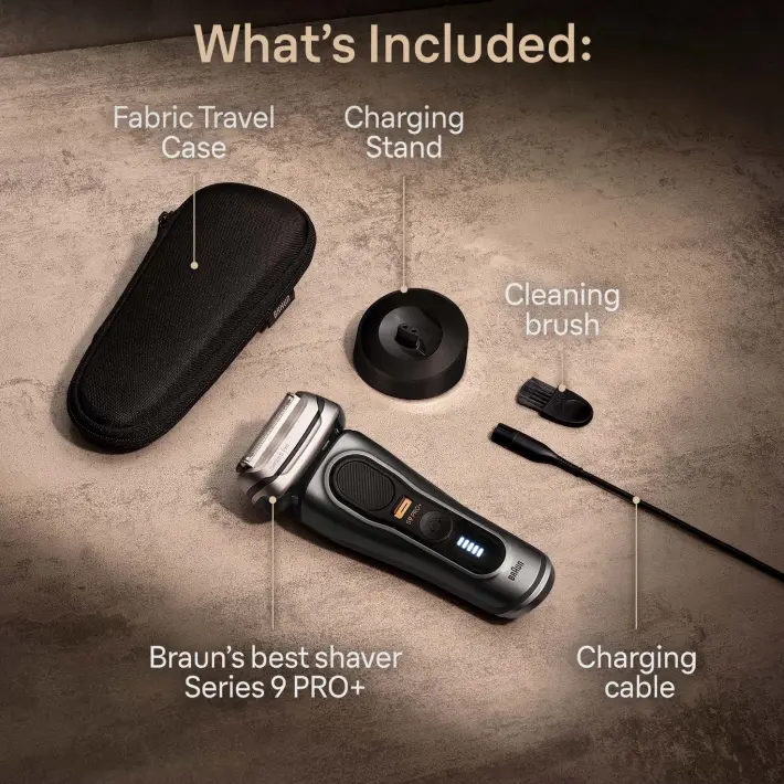 BRAUN el.skuveklis Series 9 Pro+ auduma maciņš 9515S