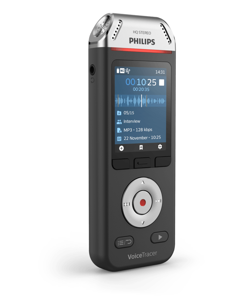 PHILIPS diktafons, 8 GB DVT2110