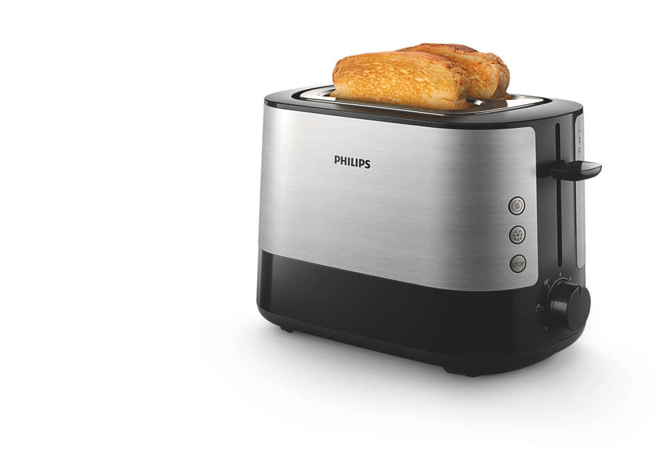 PHILIPS Tosteris 1000W, melns HD2635/90