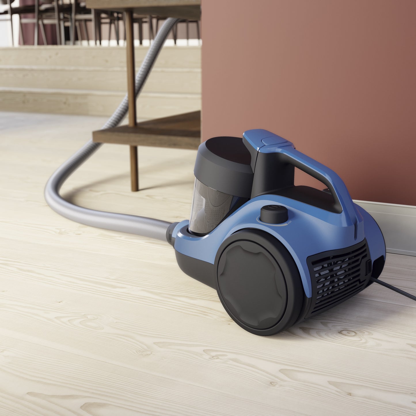 Electrolux putekļu sūcējs bezmaisa, 800W, metālzils ECC21-4SB
