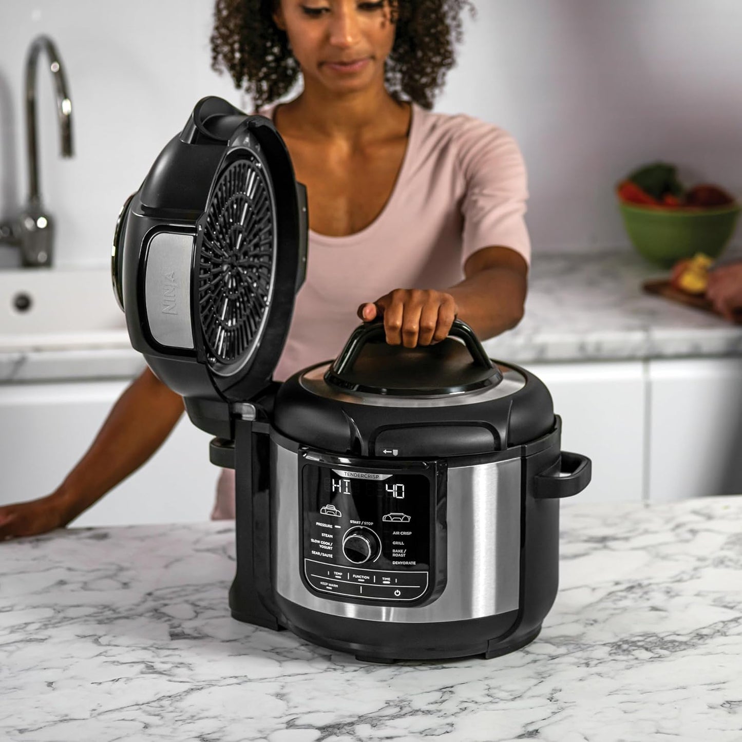 Ninja multivārāmais katls Foodi Max, 7.5l, 1760 W, melna sudraba OP500EU