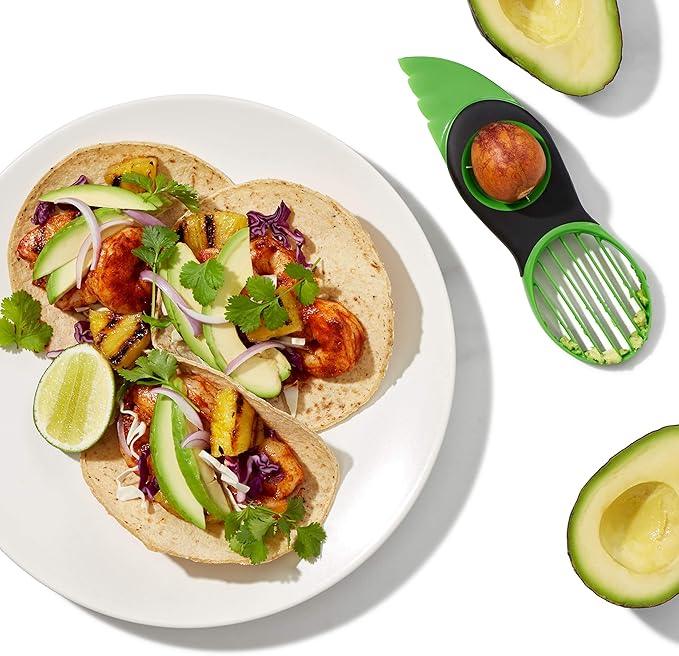 Avokado nazis OXO 3-in-1 Avocado Slicer - Green 1252180 - DomoTehnika