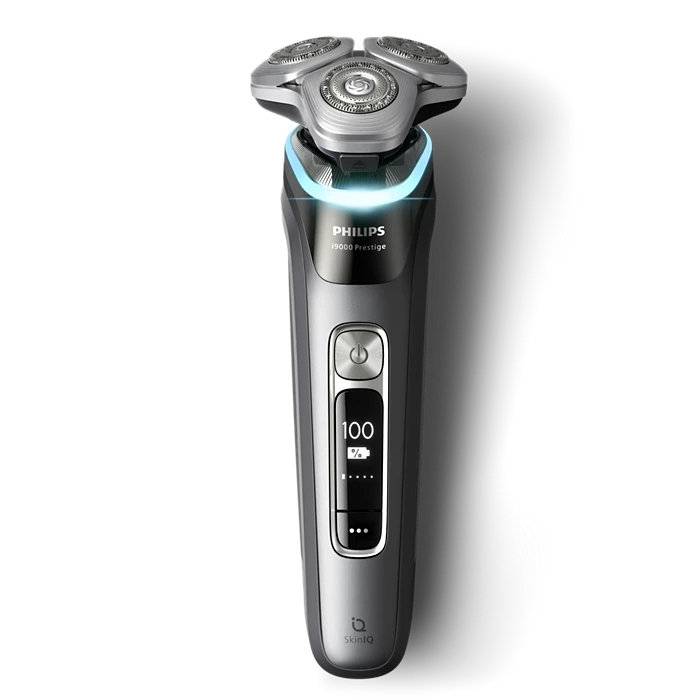 PHILIPS i9000 Prestige Ultra Elektroskuveklis mitrai/sausai skūšanai (lādējams), Tumšs šīferis XP9202/10