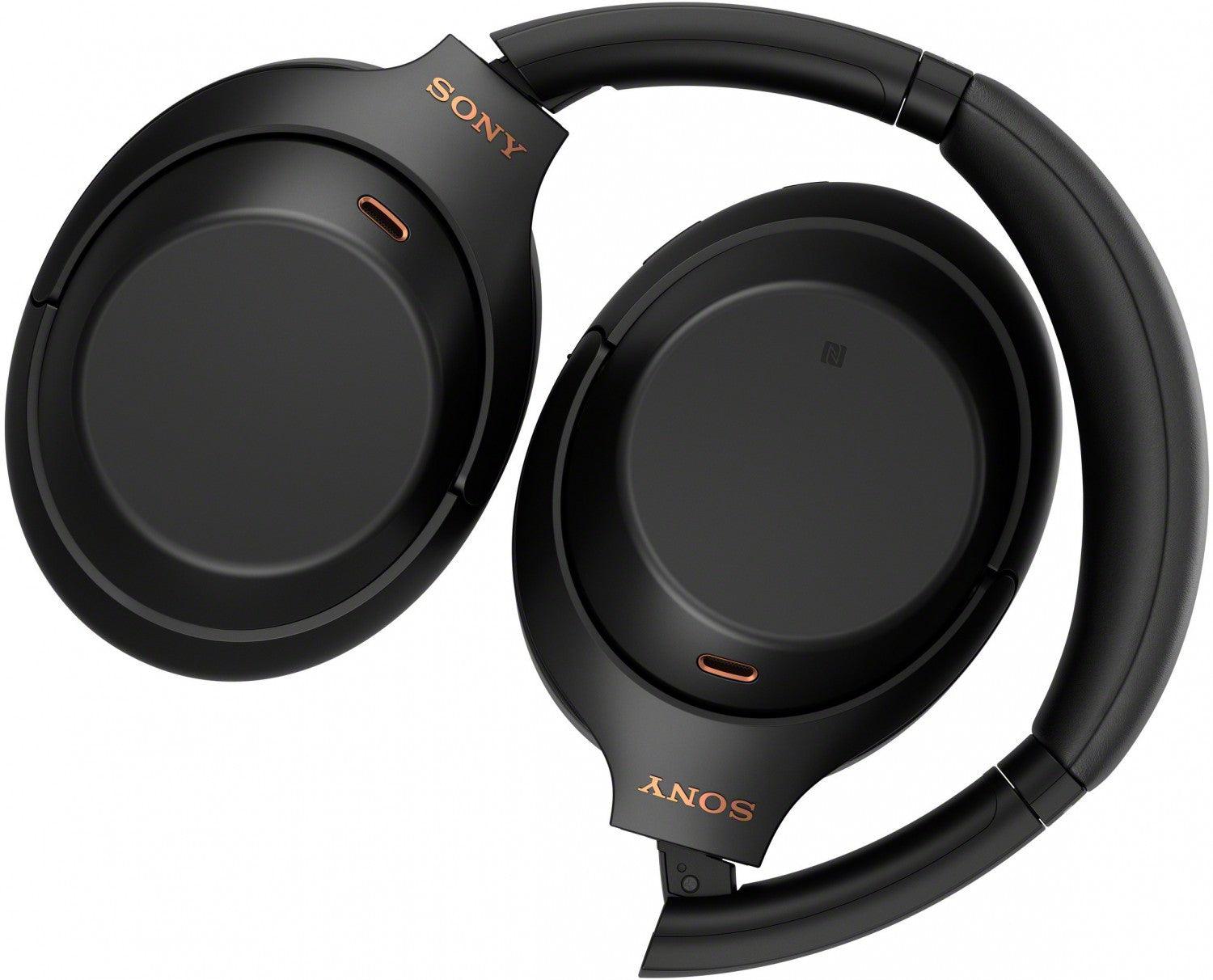 Bezvadu austiņas SONY WH-1000XM4/B - DomoTehnika