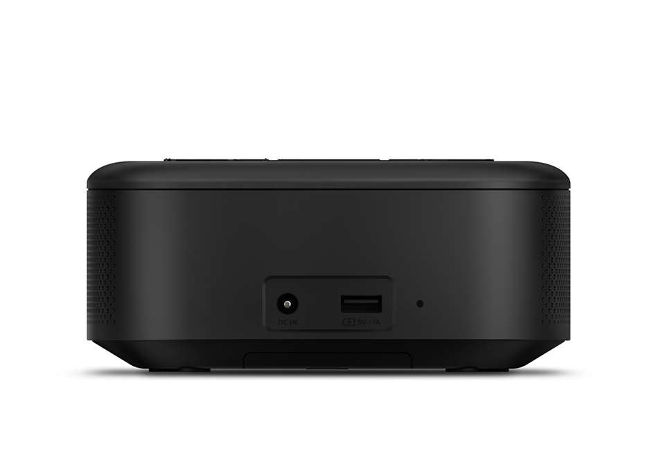 PHILIPS Radio pulkstenis, melns TAR7705/10
