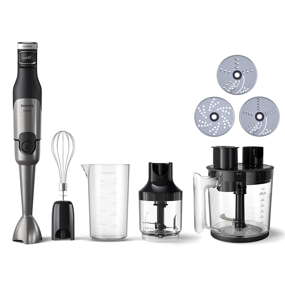 PHILIPS 5000 Series rokas blenderis, melns HR2685/00