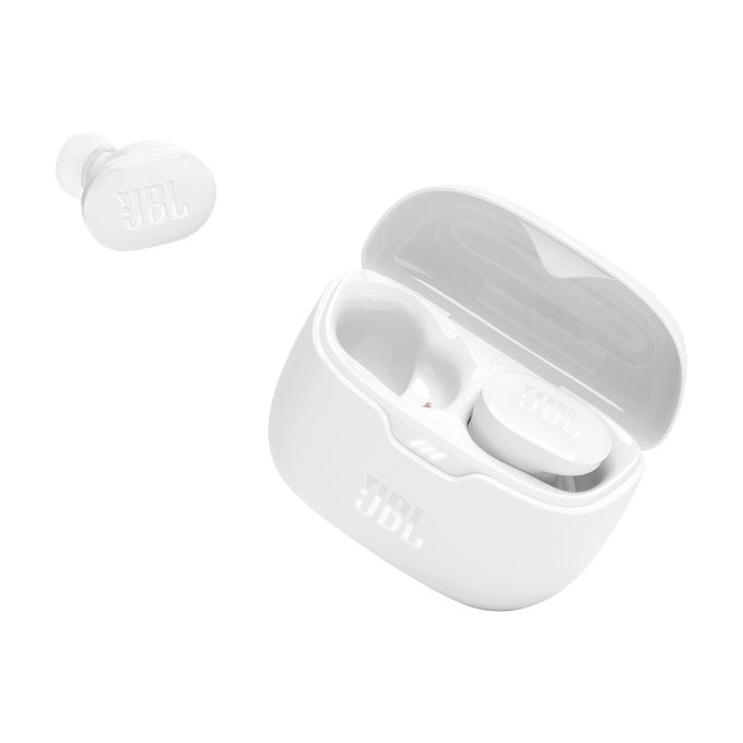 JBL in-ear austiņas ar Bluetooth, baltas JBLTBUDSWHT