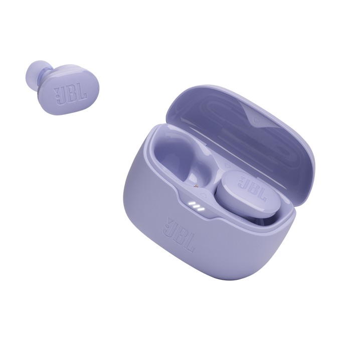 JBL in-ear austiņas ar Bluetooth, violetas JBLTBUDSPUR