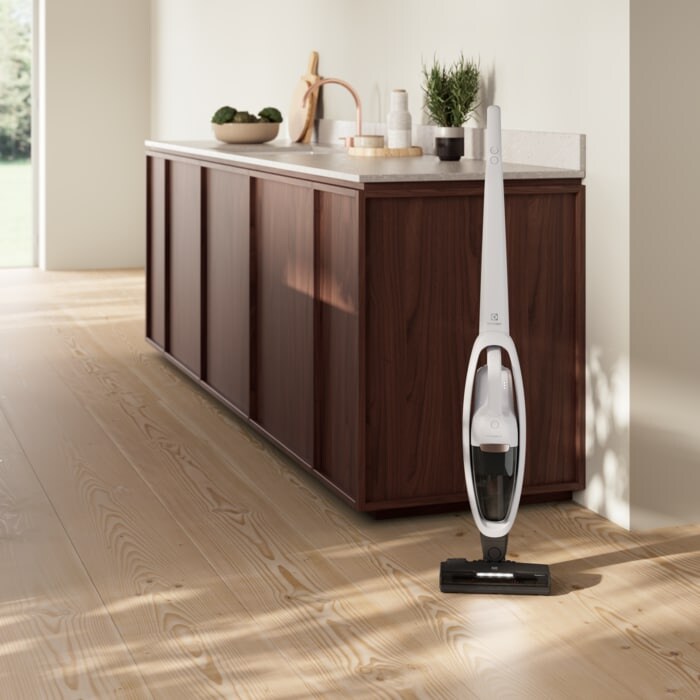 Electrolux 500.sērijas Hygienic bezvadu putekļusūcējs bez maisiņa, balts ES52HB25SH
